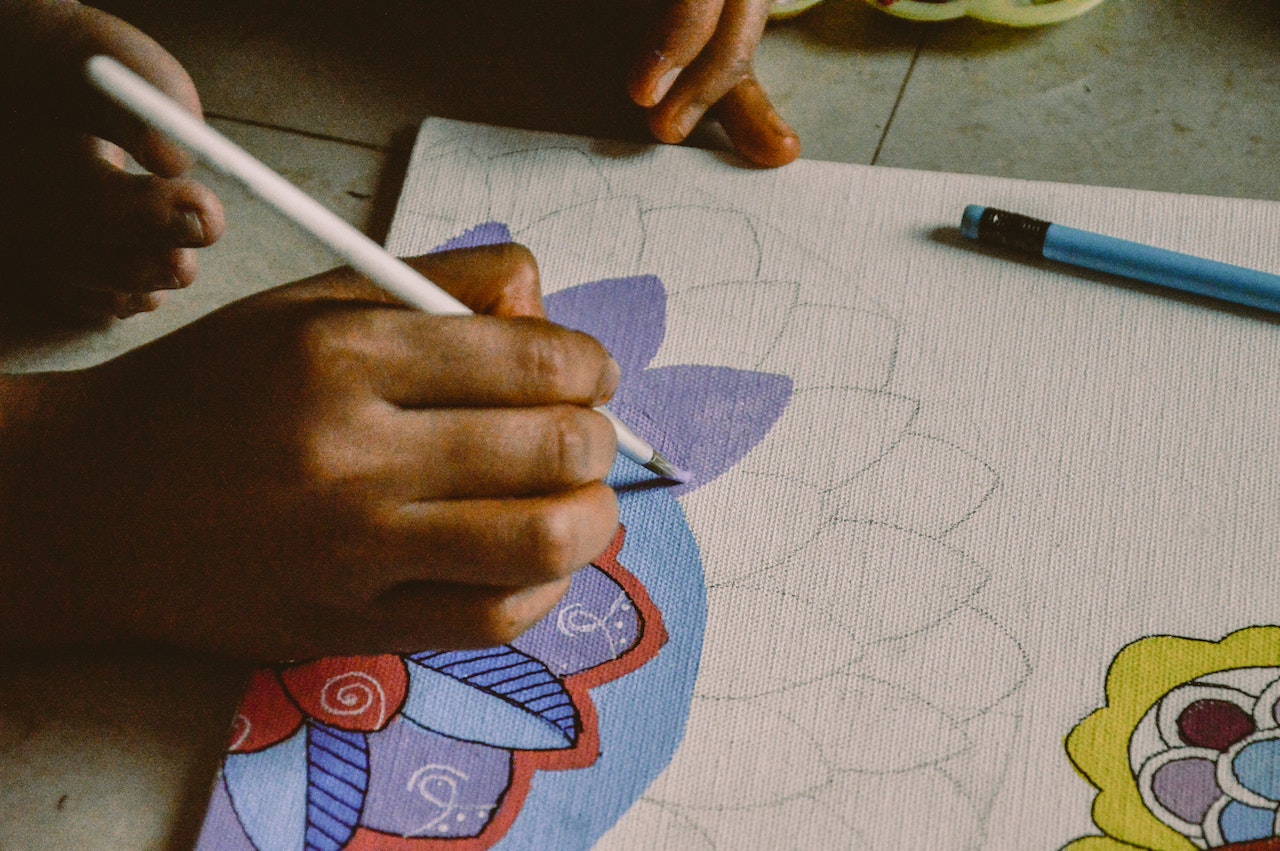 Aquarellmalerei als Kunstwerk