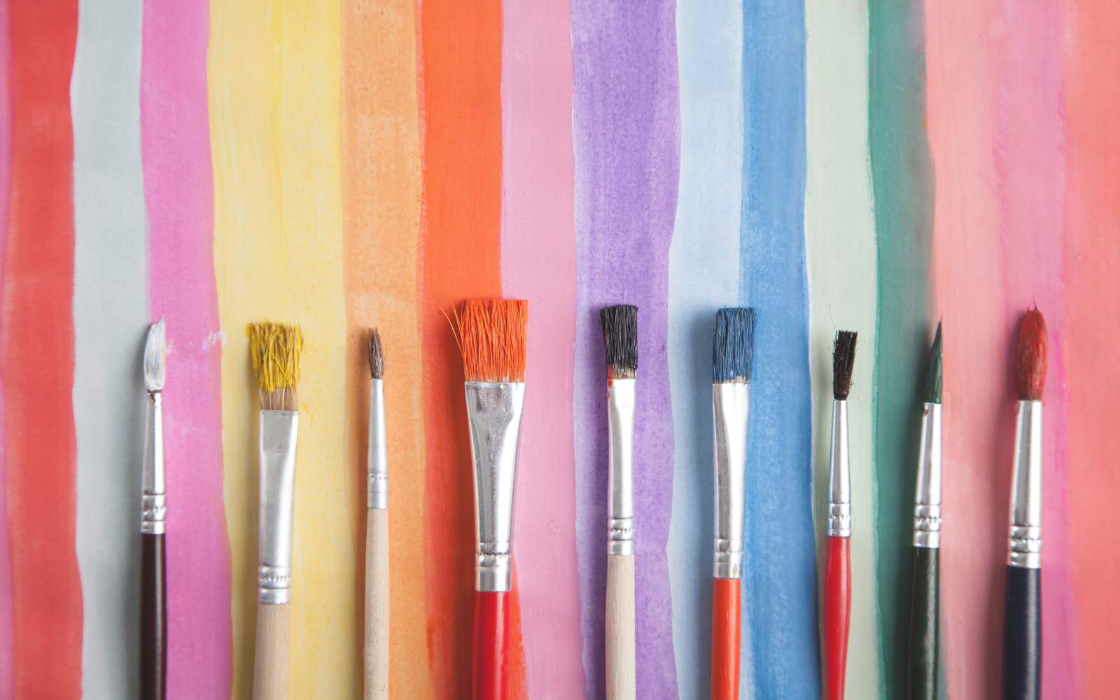 bunte Pinsel