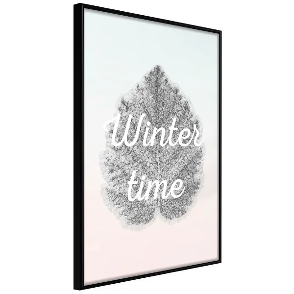 Ein Poster von 'Winter Leaf' Bild