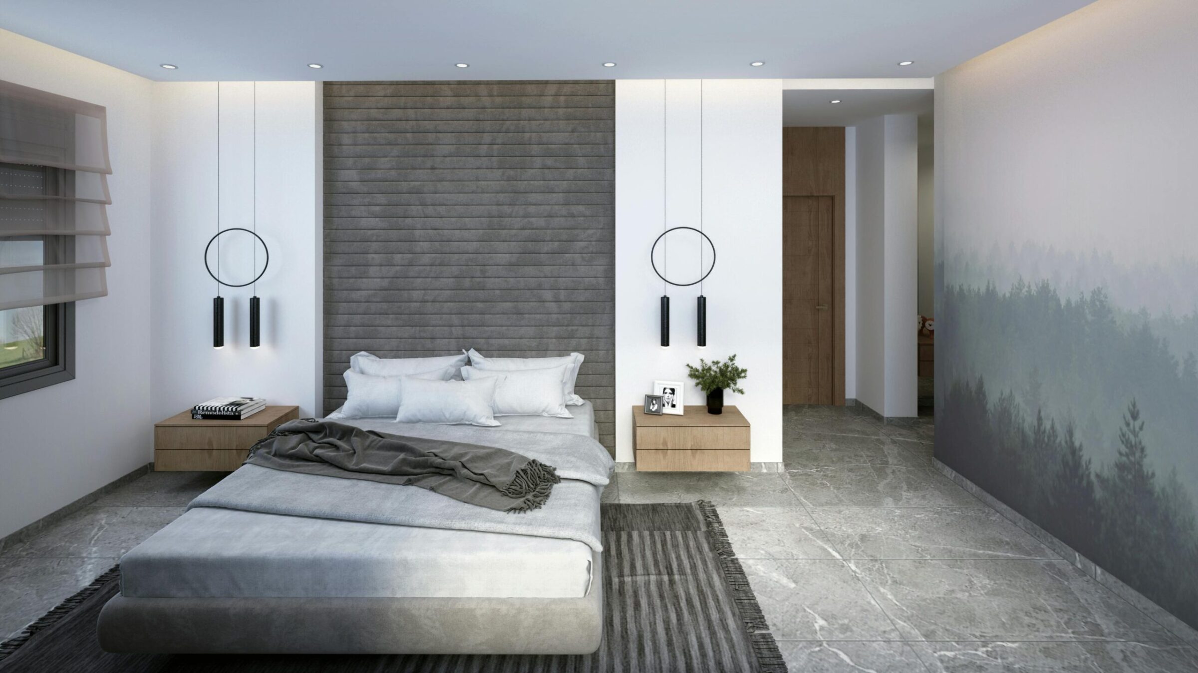 Duurzaam behang slaapkamer