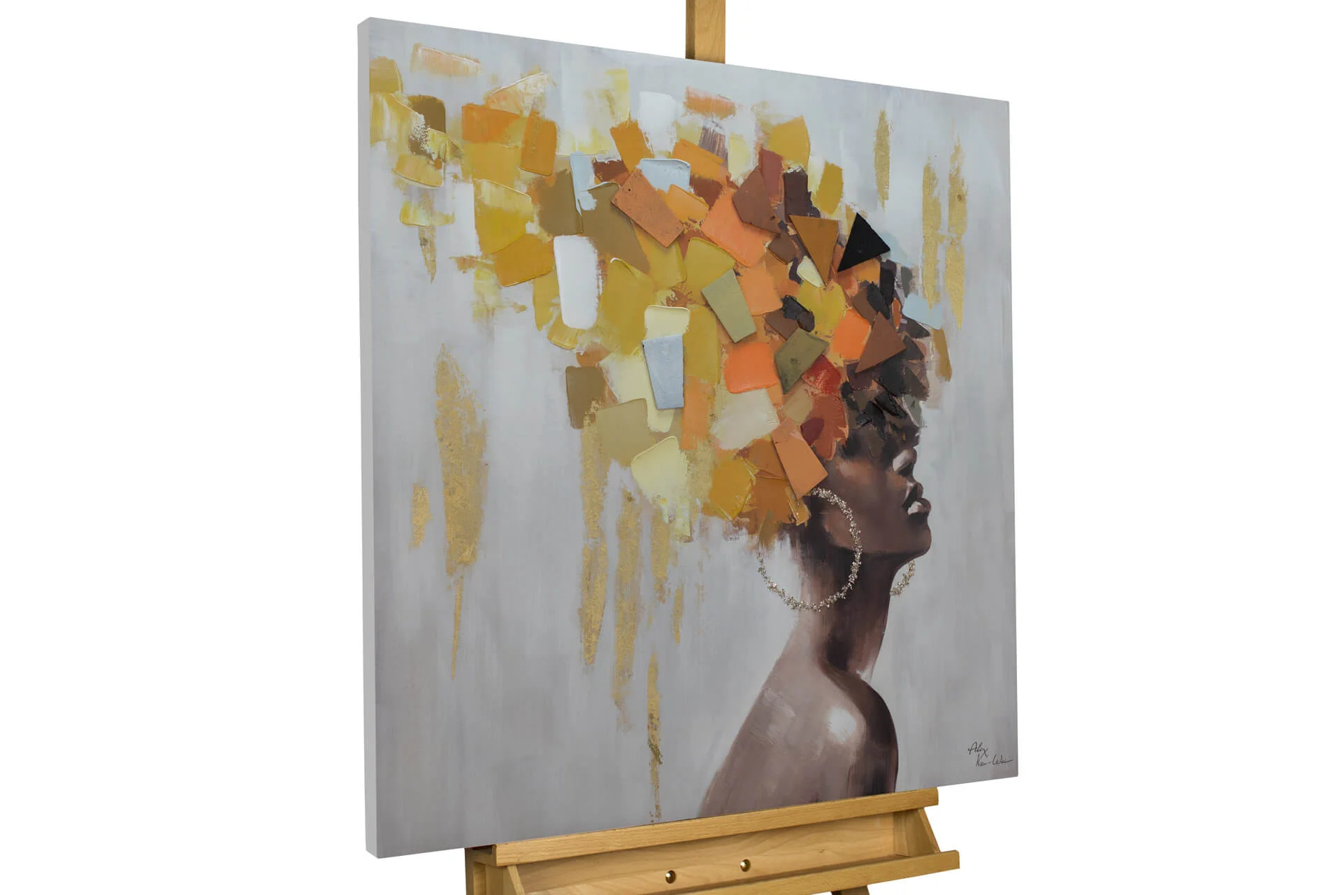 acryl malerei göttin des herbstes
