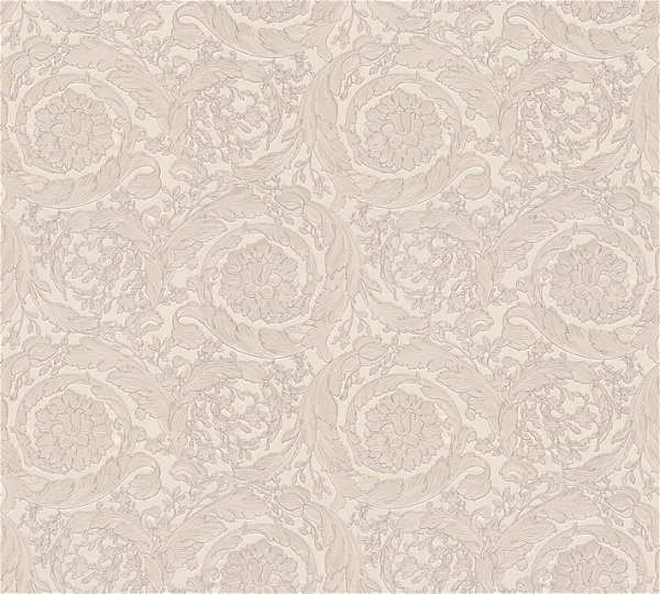 Eine Blättertapete ranken sich über eine glänzende Oberfläche