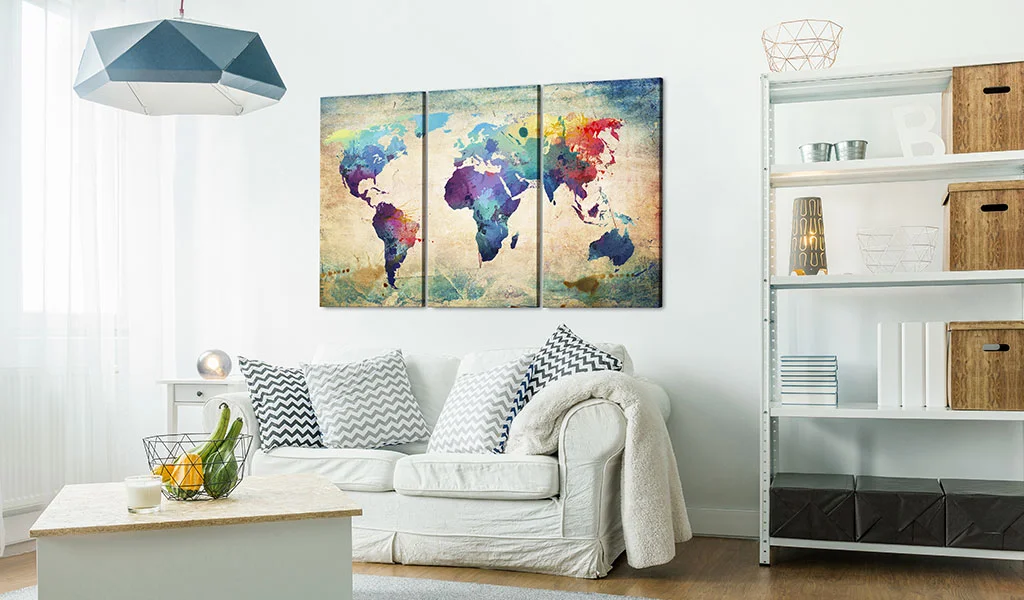 pinnwand bild rainbow map
