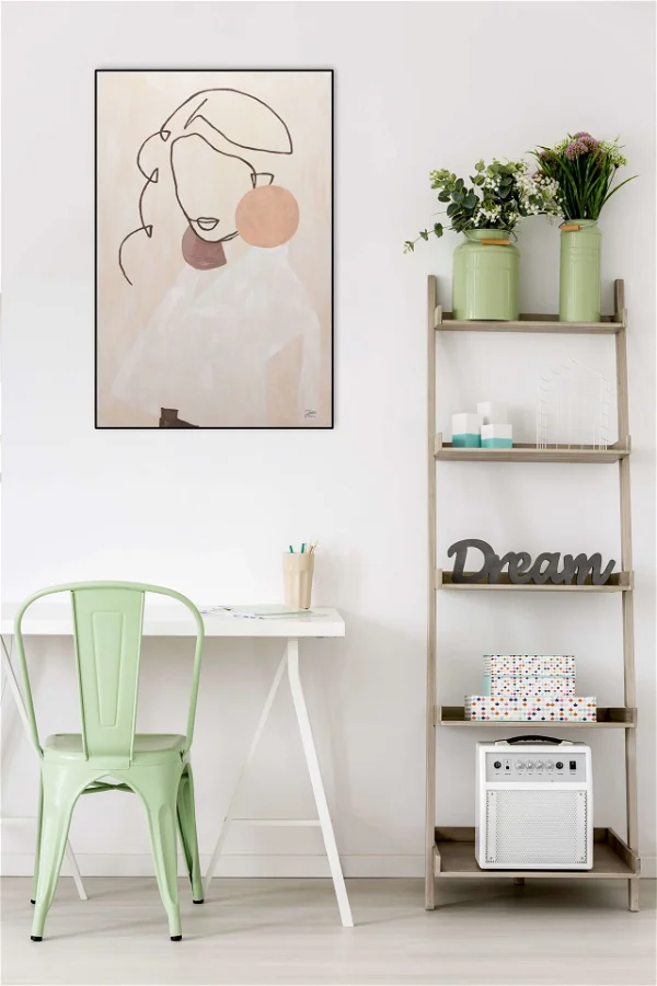 Handgemaltes Gemälde 'Mediterrane Schönheit'