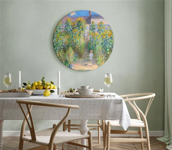 Rundes Bild 'Vétheuil Garden'