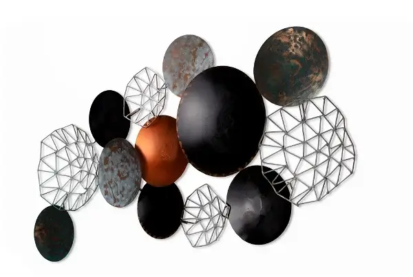 Wanddeko Metall 'Galactic Space'