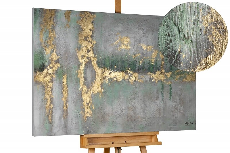 acryl gemaelde riverside stroll