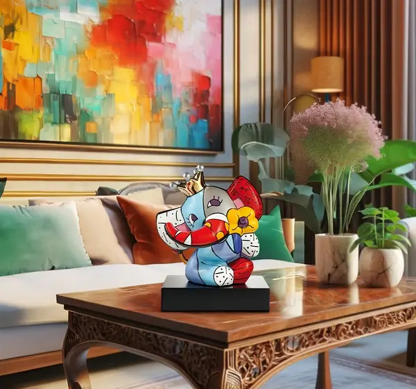 Porzellan Figur 'Freundschaftsblume' von Romero Britto