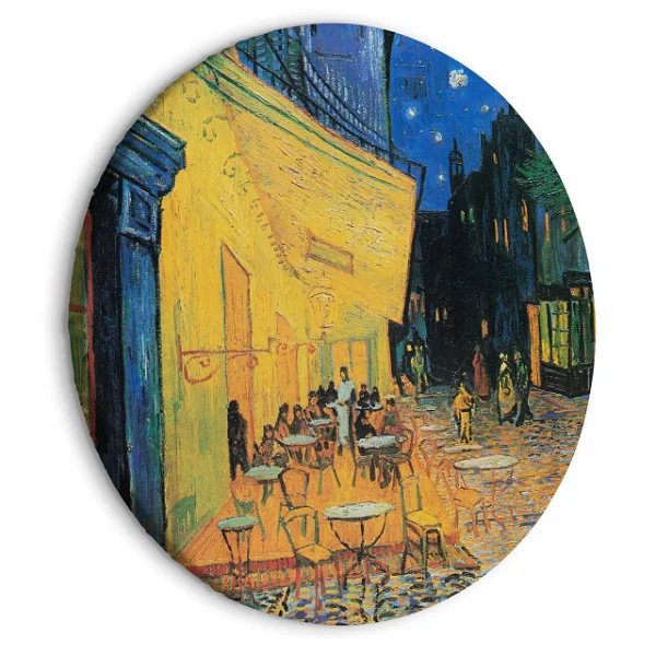 Rundes Bild 'Gogh's Café Terrace'
